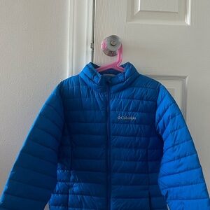 Columbia Kids Vibrant Blue Puffer Jacket